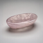 Genuine Polished Rose Quartz Bowl from Brazil // v.3