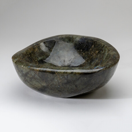 Genuine Polished Labradorite Freeform Bowl