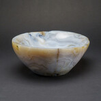 Polished Banded Agate Bowl From Brazil