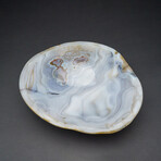 Polished Banded Agate Bowl From Brazil
