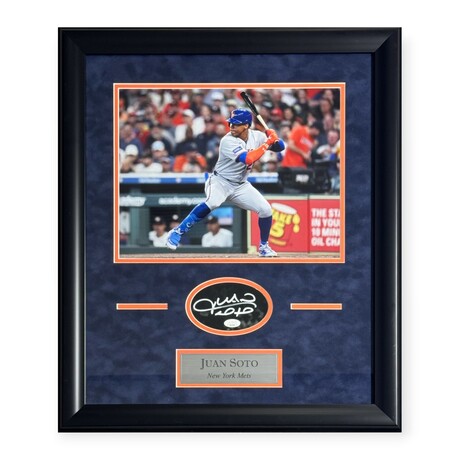 Juan Soto // New York Mets // Autographed Cut + Framed