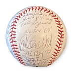 18x Signed Rookie Of The Year Baseball w/ Inscc. From The Year Each Won