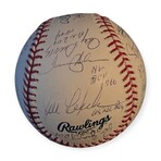 18x Signed Rookie Of The Year Baseball w/ Inscc. From The Year Each Won