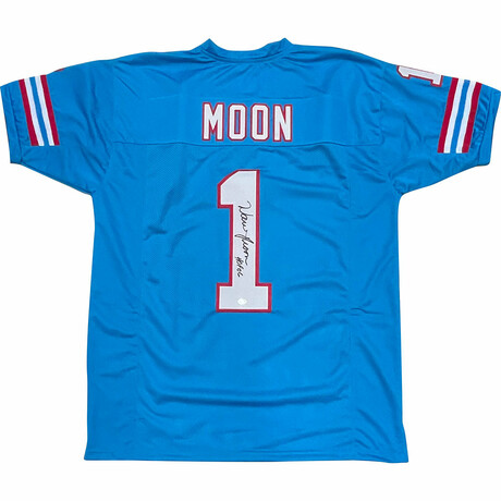 Warren Moon // Signed Replica Jersey