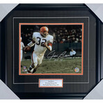 Jim Brown (DECD) // Cleveland Browns // Framed Signed 11X14 Photo