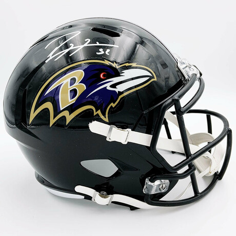 Ray Lewis // Baltimore Ravens // Signed Helmet