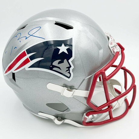 Tom Brady // New England Patriots // Signed Replica Helmet