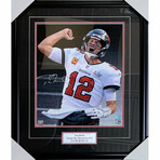 Tom Brady // Tampa Bay Buccaneers // Framed Signed 16X20 Photo