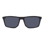 Armani // Men's EA4164 54516G Square Sunglasses // Grey + Gray Mirror