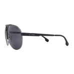 Carrera // Men's // 1005/S T17 Aviator Sunglasses // Black + Grey Gradient