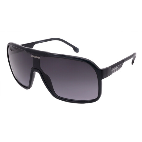 Carrera // Men's // 1046/S kB7 Aviator Sunglasses // Black + Grey Gradient