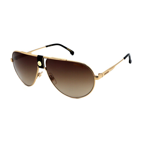 Carrera // Men's // 1033/S J5G Aviator Sunglasses // Gold + Brown Gradient