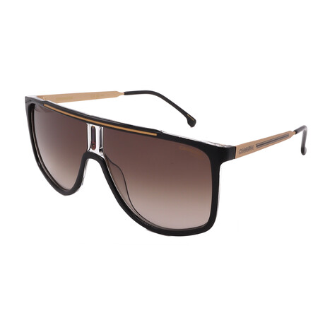 Carrera // Men's // 1056/S 2M2 Square Sunglasses // Black + Brown Gradient