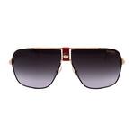 Carrera // Men's // 1018/S Y11 Aviator Sunglasses // Gold + Grey Gradient