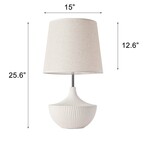 Jade Metal & Ceramic Table Lamp
