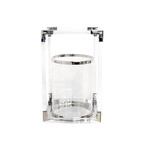 Soren Lucite & Glass Lantern // Large