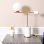 Bianca Metal & Marble Table Lamp
