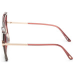 Tom Ford // Women's // FT0766-69T-63 Shiny Bordeaux + Bordeaux Gradient