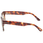 Tom Ford // Men's // FT1077-55G-55 // Coloured Havana + Brown Mirror