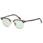 Tom Ford // Men's // FT1119-D-52N-47 // Dark Havana + Green