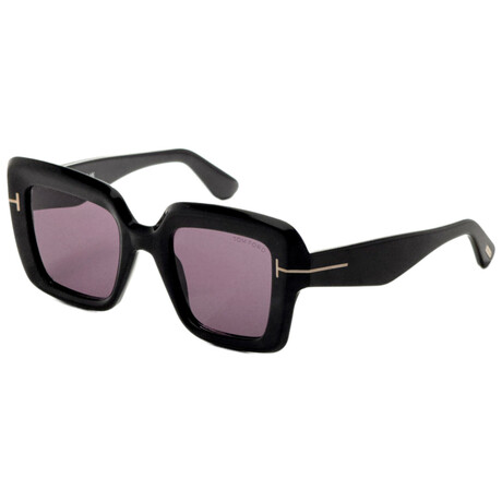 Tom Ford // Women's // FT1157-01A-50 // Shiny Black + Smoke