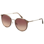 Tom Ford // Women's // FT0897-K-45F-55 Shiny Light Brown + Brown