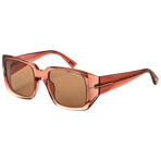 Tom Ford // Women's // FT1035-72E-51 Shiny Light Pink + Brown
