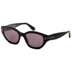 Tom Ford // Women's // FT1086-01A-55 // Shiny Black + Gray
