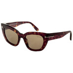 Tom Ford // Women's // FT1190-52H-53 // Dark Brown + Brown