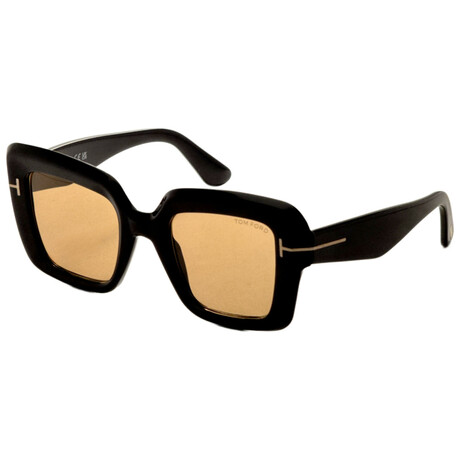 Tom Ford // Women's // FT1157-01E-50 // Shiny Black + Brown
