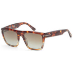 Tom Ford // Men's // FT1077-55G-55 // Coloured Havana + Brown Mirror
