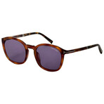 Tom Ford // Men's // FT1020-53V-52 Blonde Havana + Blue