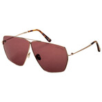 Tom Ford // Women's // FT1185-28E-67 Rose Gold + Brown