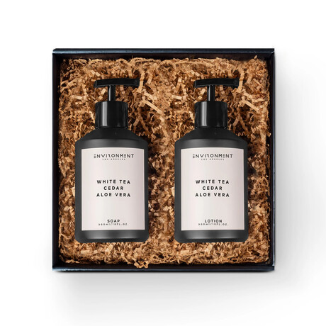 300ml Hand Soap & Lotion Set // Inspired by Westin Hotel® - White Tea | Cedar | Aloe Vera