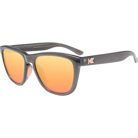 Premiums Sport Polarized Sunglasses // Jelly Gray + Peach