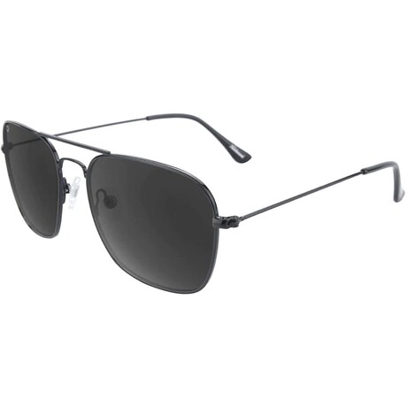 Mount Evans Polarized Sunglasses // Black + Smoke