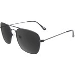 Mount Evans Polarized Sunglasses // Black + Smoke