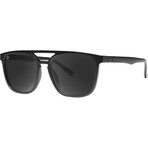 Brightsides Polarized Sunglasses // Matte Black On Black + Smoke