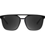 Brightsides Polarized Sunglasses // Matte Black On Black + Smoke