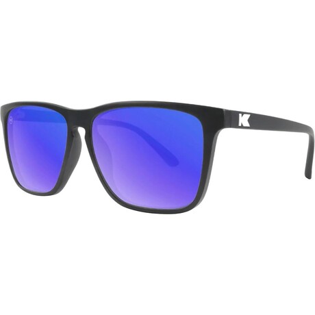 Fast Lanes Polarized Sunglasses // Matte Black + Moonshine