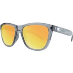 Premiums Polarized Sunglasses // Frosted Gray + Red Sunset