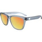 Premiums Polarized Sunglasses // Frosted Gray + Red Sunset
