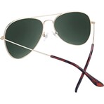 Mile Highs Polarized Sunglasses // Gold + Aviator Green