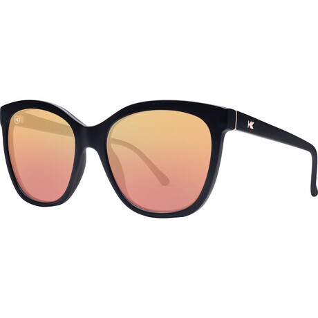 Deja Views Polarized Sunglasses // Matte Black + Rose Gold