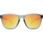 Premiums Polarized Sunglasses // Frosted Gray + Red Sunset