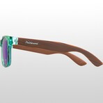 Fort Knocks Polarized Sunglasses // Woodland + Blue