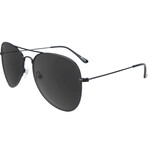 Mile Highs Polarized Sunglasses // Black + Smoke