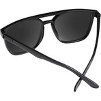 Brightsides Polarized Sunglasses // Matte Black On Black + Smoke