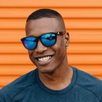 Premiums Sport Polarized Sunglasses // Jelly Black + Moonshine