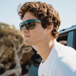 Fast Lanes Polarized Sunglasses //  Sherwood + Black